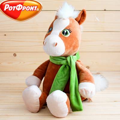 Сладкий новогодний подарок от Рот-Фронт в мягкой игрушке в Скоропусковому